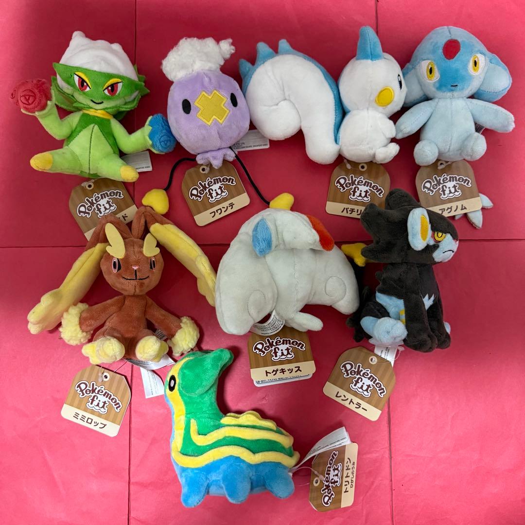 新品 ポケモン ポケモンfit ぬいぐるみ セット まとめ売り My151