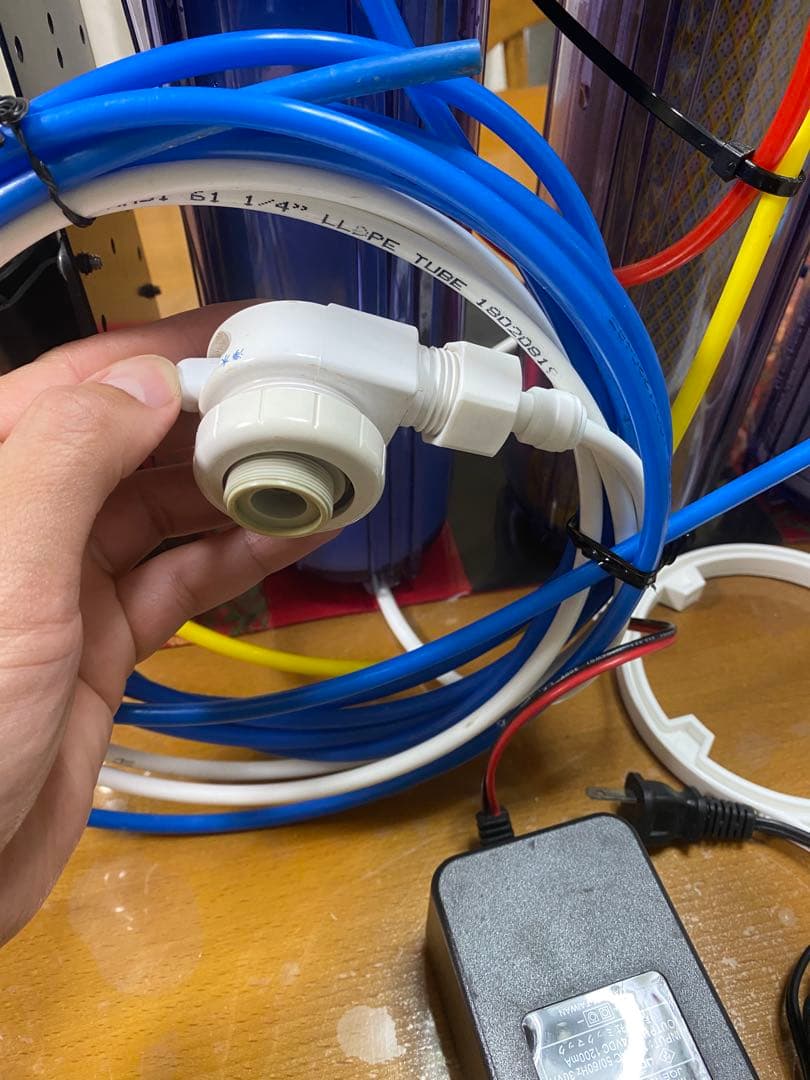 クロノスレイン アクアギーク RO浄水器 加圧ポンプ付き RO水