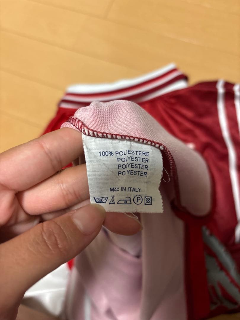 貴重✨ペルージャ 98-99 中田英寿 #7 ユニフォーム 赤 XL イタリア製