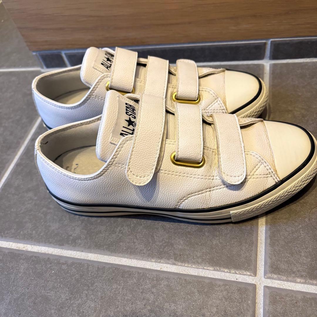 【美品】ALL STAR ホワイト ゴルフシューズ　送料無料