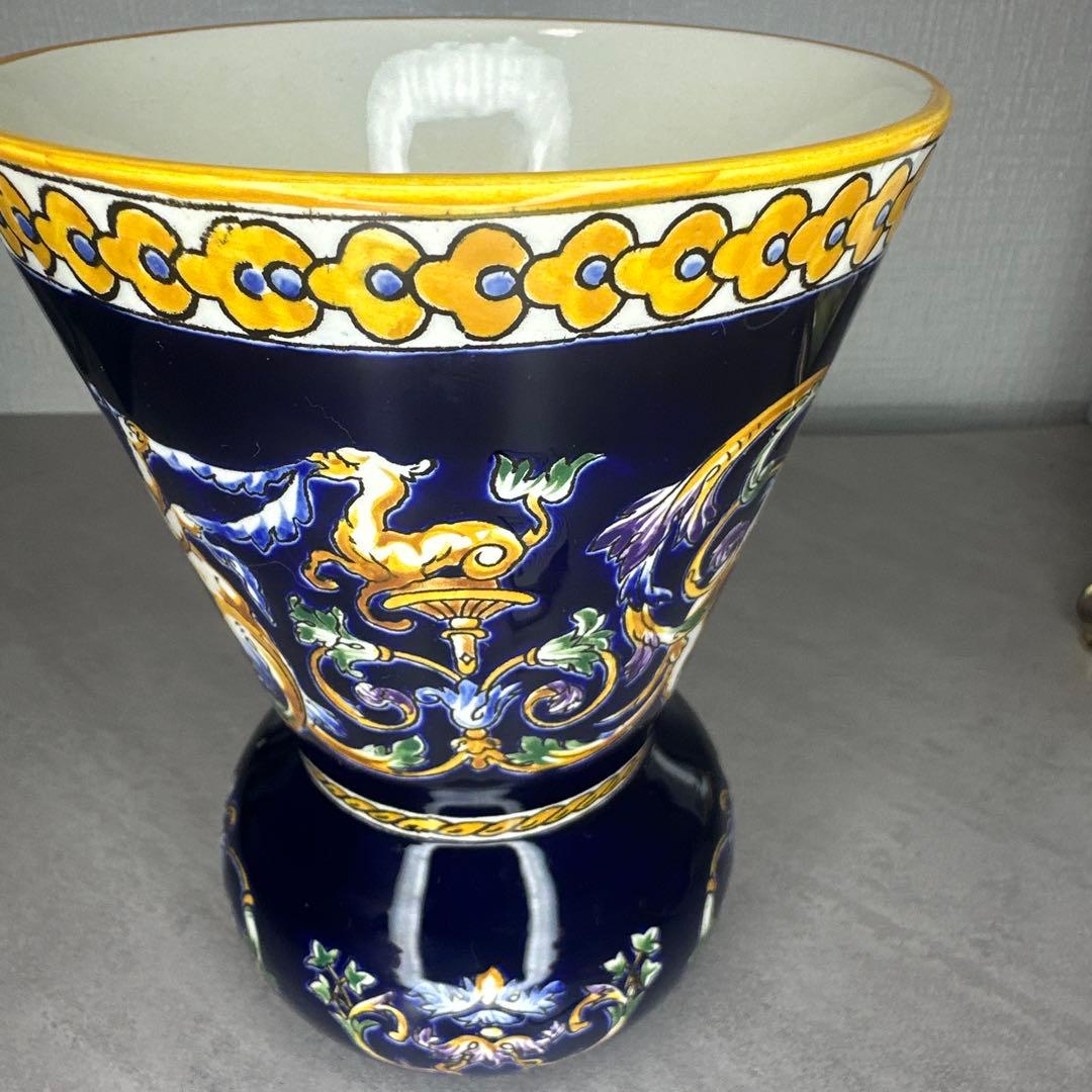 希少レア1960年代GIEN FRANCE ジアン フランス 花瓶