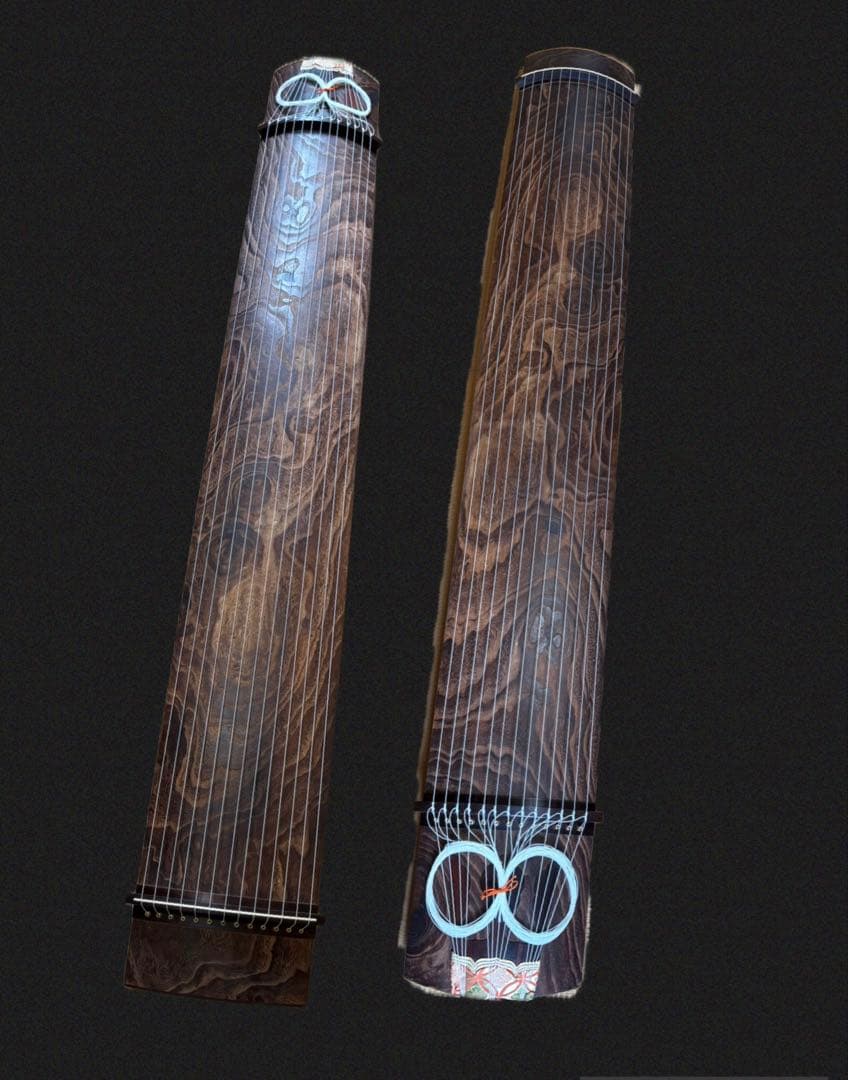 【kei様】専用 紅木仕上げ 金口前（銘有り）蒔絵 並甲 ベタ巻 13絃 琴