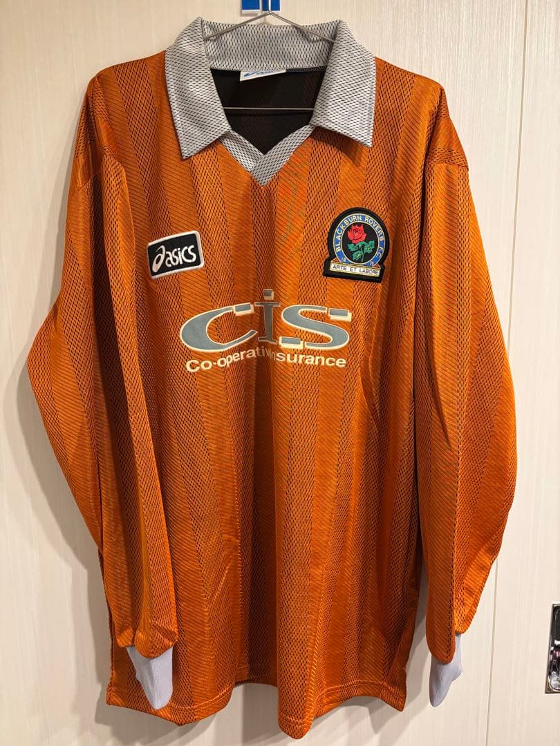 ブラックバーンローバーズ　97-98 アウェイユニフォーム　ASICS 長袖