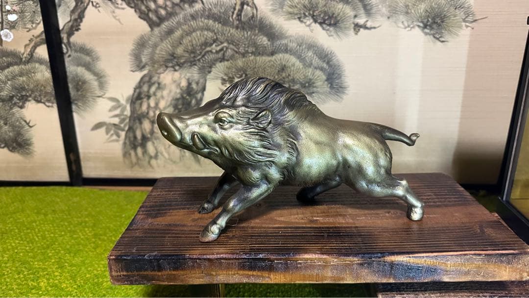 干支・亥(猪)の/高岡銅器の縁起物