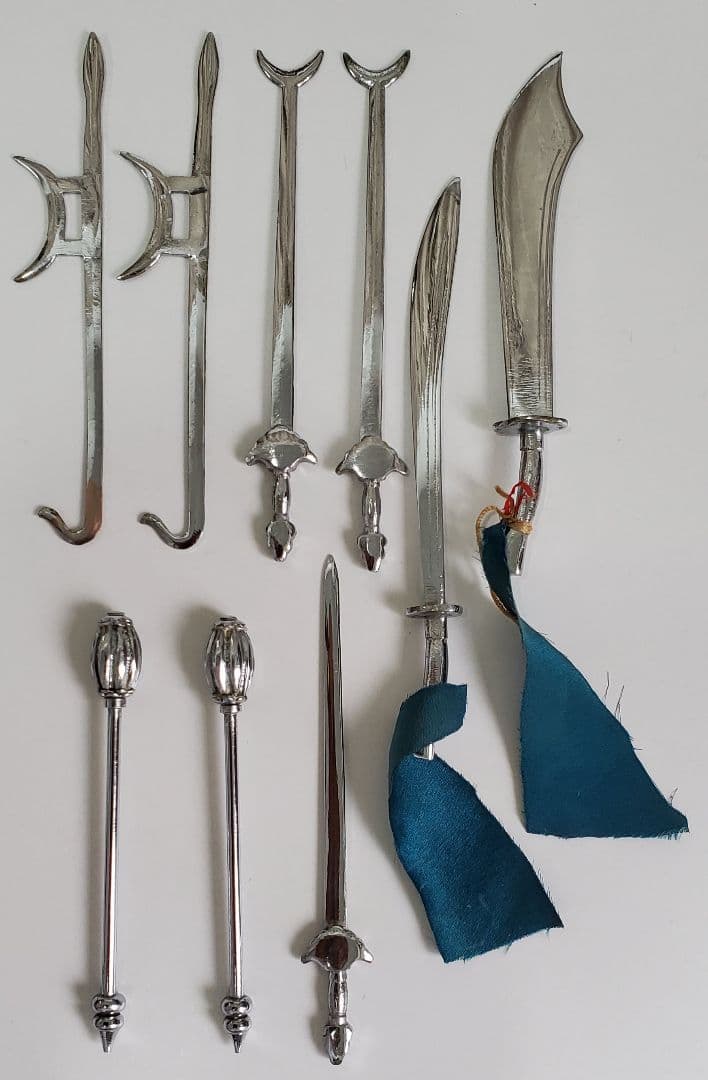 カンフー　武器　ミニチュア　セット