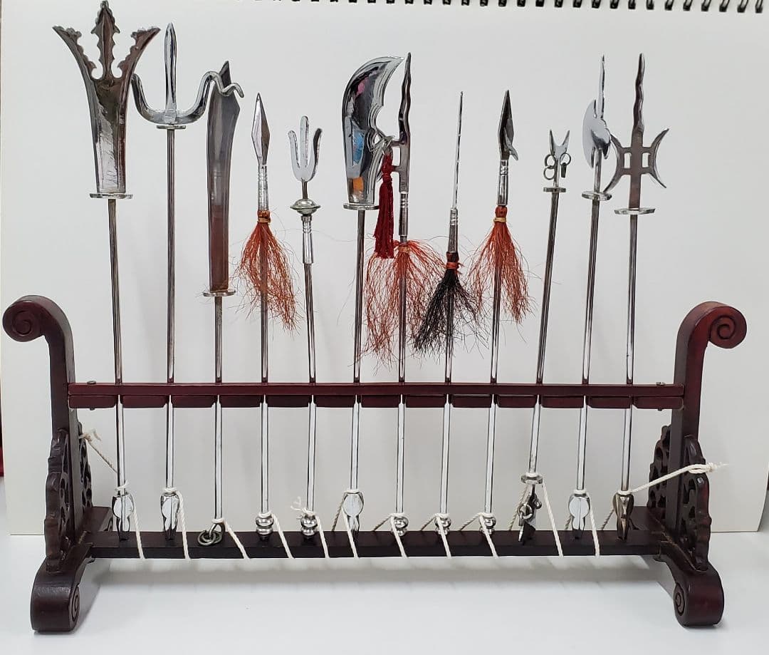 カンフー　武器　ミニチュア　セット