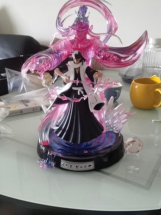 BLEACH 黒衣少年図 朽木白哉 ガレージキット ガレキ スタチュー