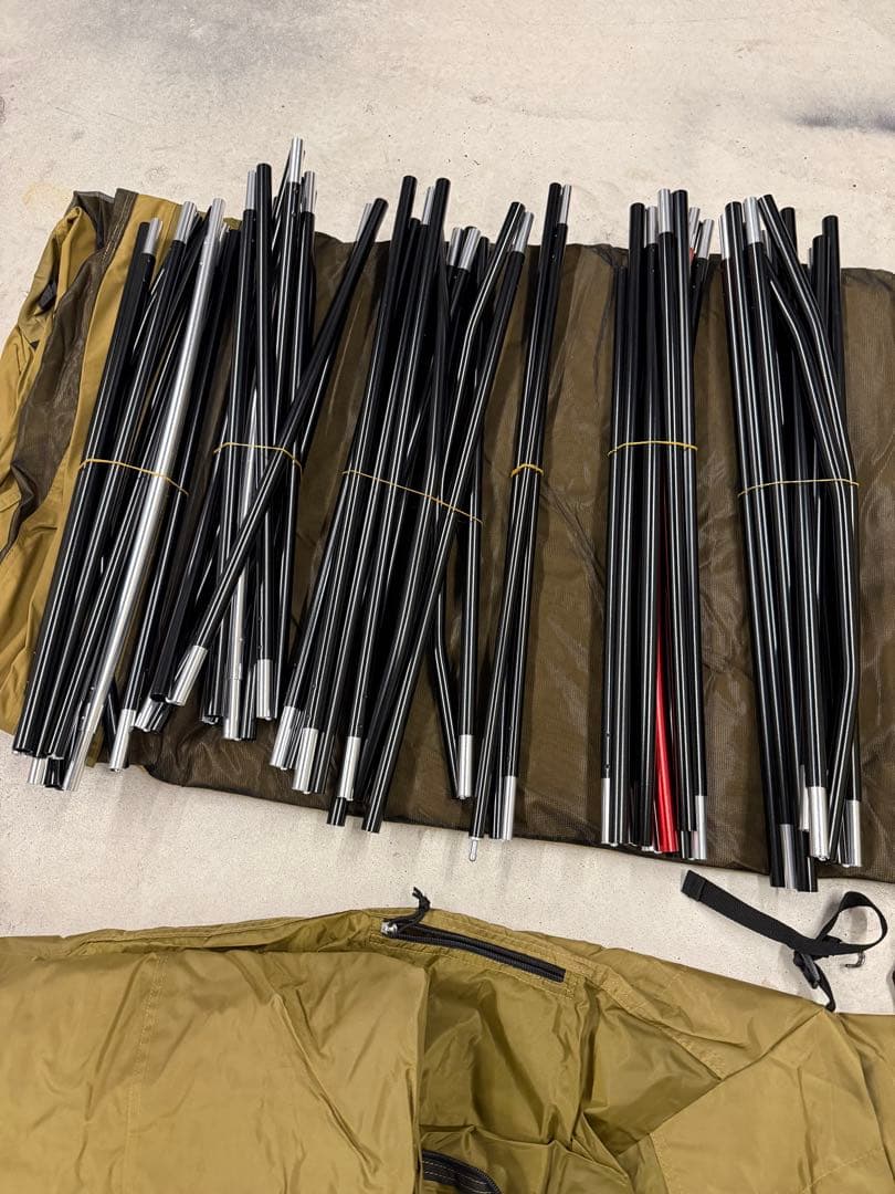 アルペン限定 廃番モデル コットン混テント 4〜5人用 使用1回 定価15万