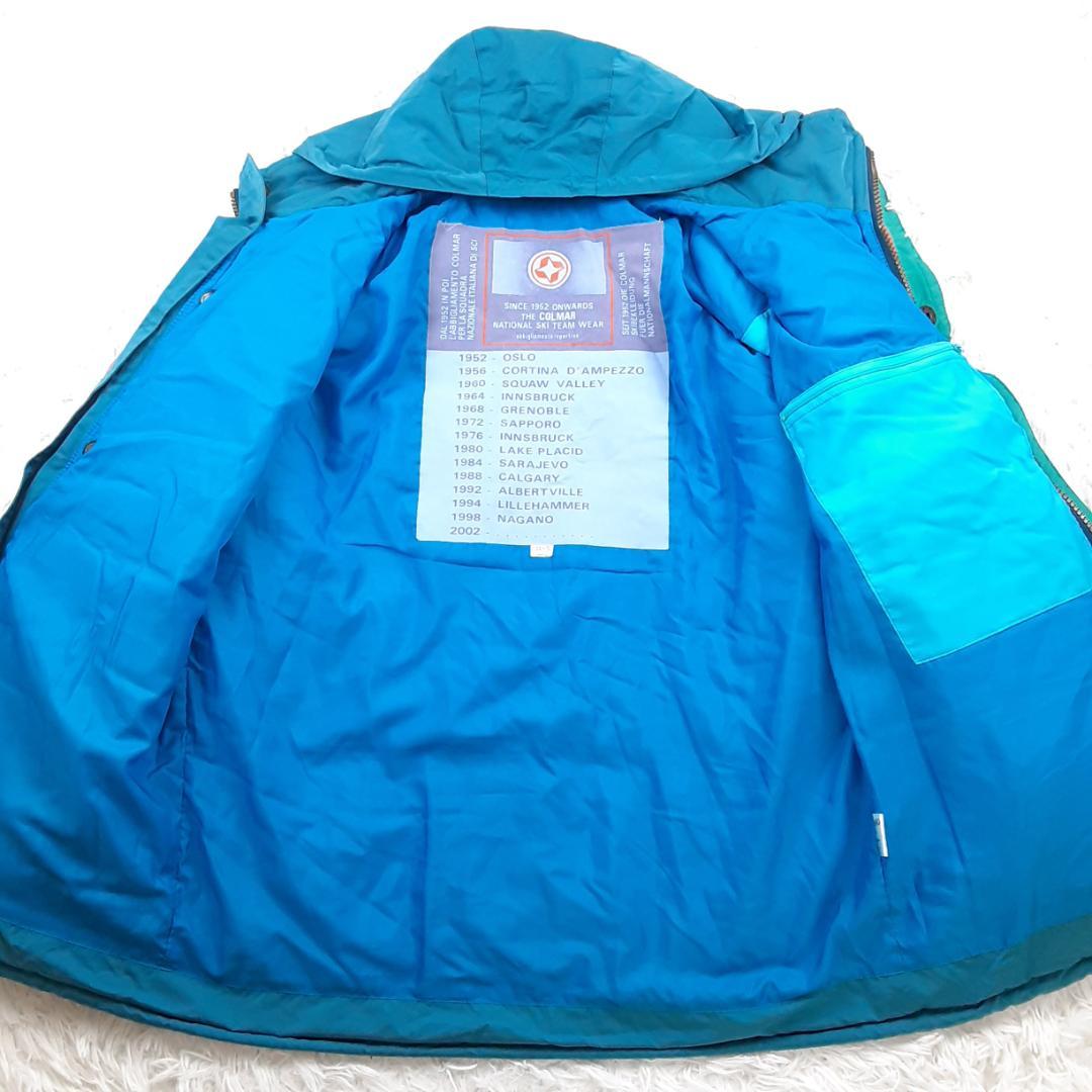 美品◎Mizuno ミズノ スキーウェア ターコイズブルー 青緑色 3点セット