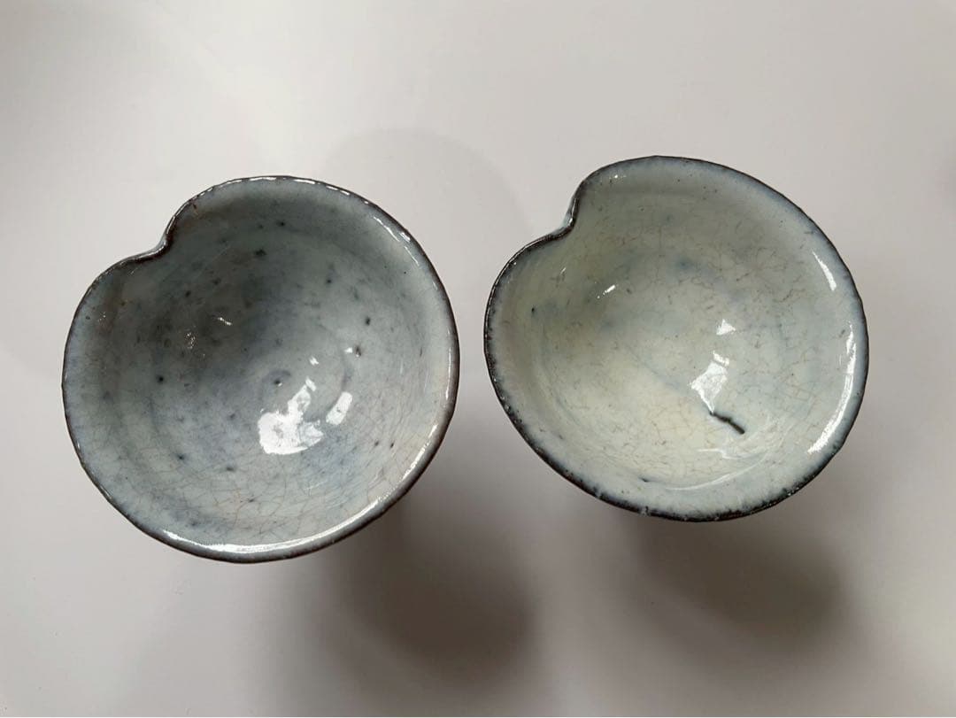 萩焼 片口酒器 ぐい呑み2点 酒器セット 七化け 日本酒