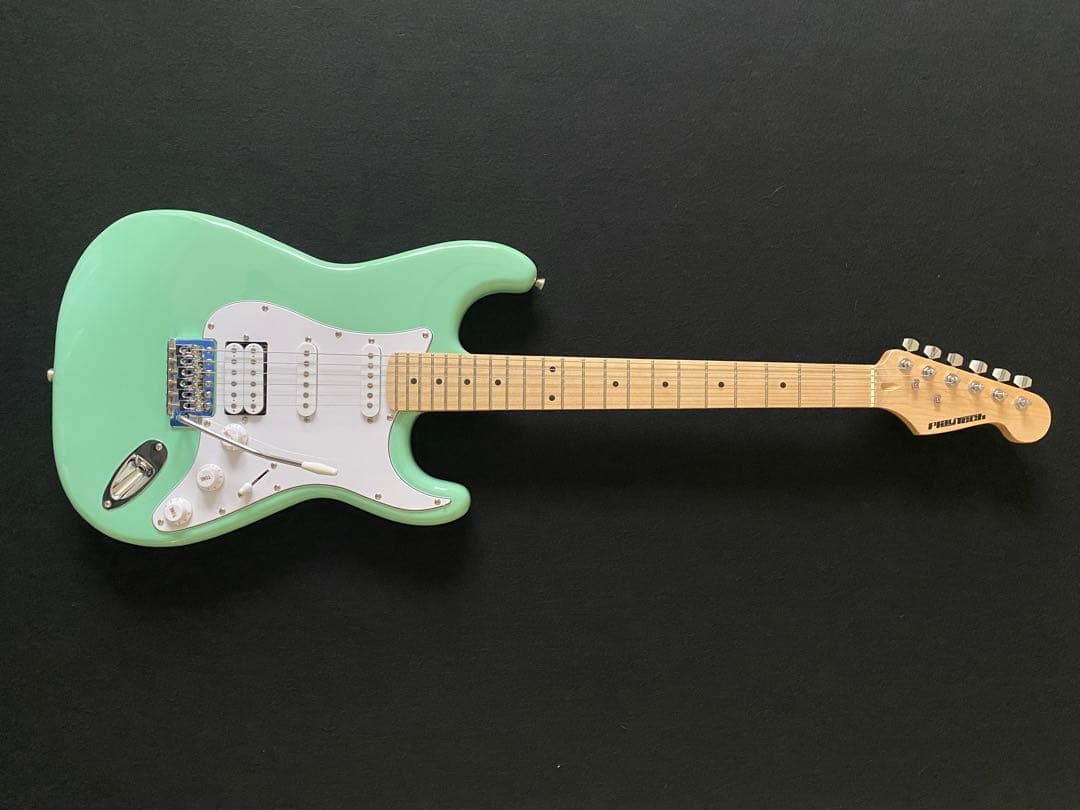 ギター PLAYTECH ST250SSH Maple Sonic Blue