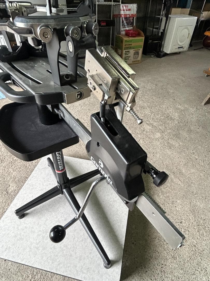 【美品・米国購入】GAMMA 5003 ストリングマシン 6点支持 ガット張り機