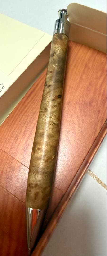 新品　真鍮タイプ　工房楔 ルーチェペン　ボールペン　 マーブルウッド　ペンシル楔