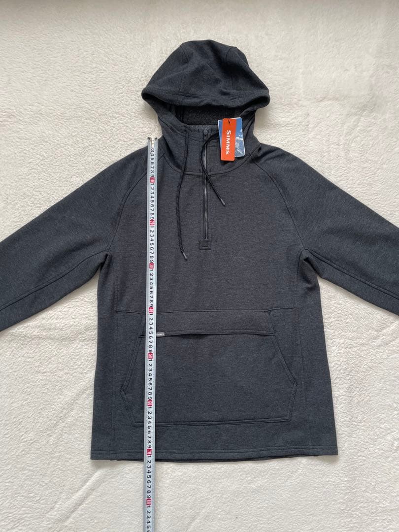 SIMMS シムスバーミリオンフーディー　ハーフジップパーカー　Mサイズ タグ付
