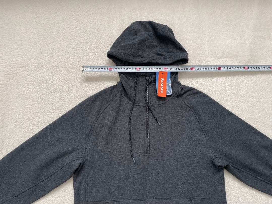 SIMMS シムスバーミリオンフーディー　ハーフジップパーカー　Mサイズ タグ付