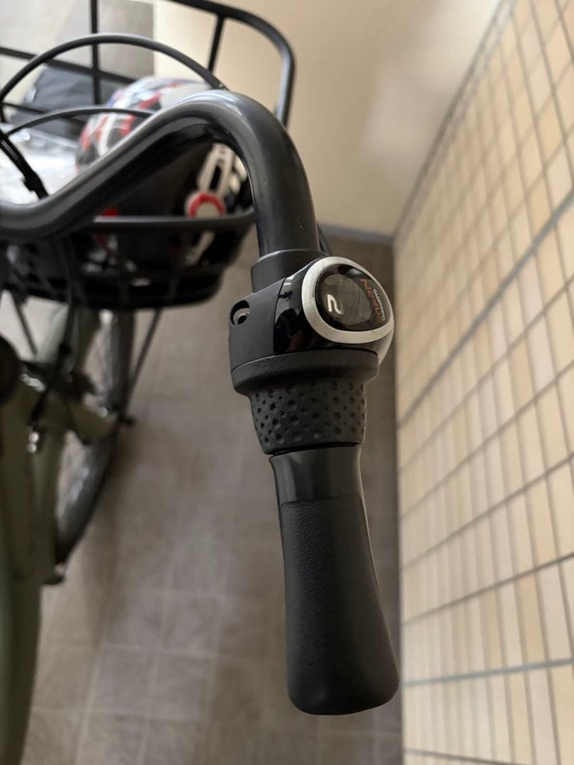 美品　パナソニック　ギュットクルームR EX 子供乗せ オリーブ