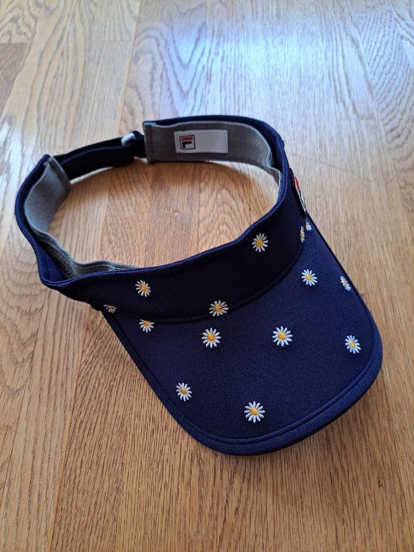 ☆美品☆FILAフィラ テニスウェア M ワンピース/ サンバイザー