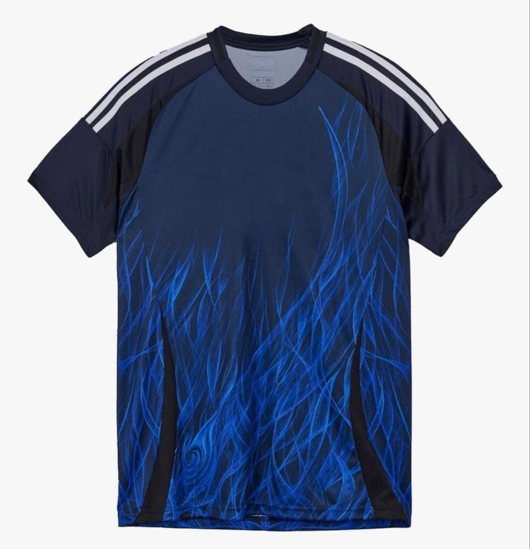 アディダス サッカー日本代表 2024 ホームユニフォーム Y-3青い炎デザイン