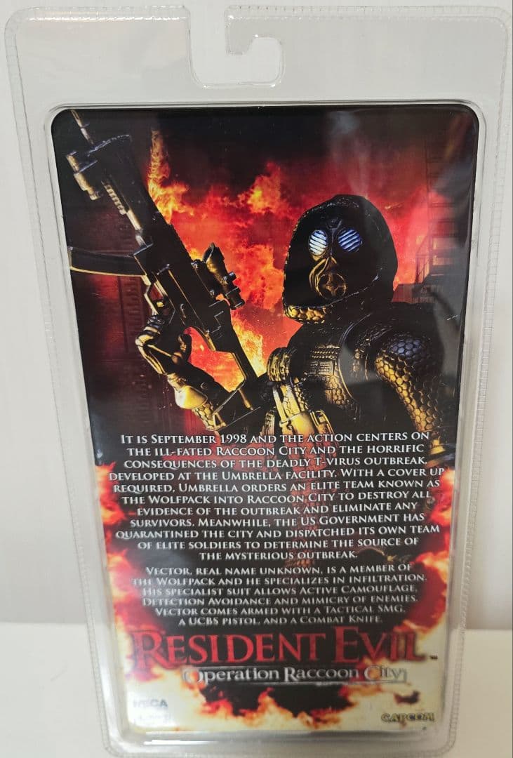 新品・未開封NECA バイオハザード ベクター 7インチ フィギュア