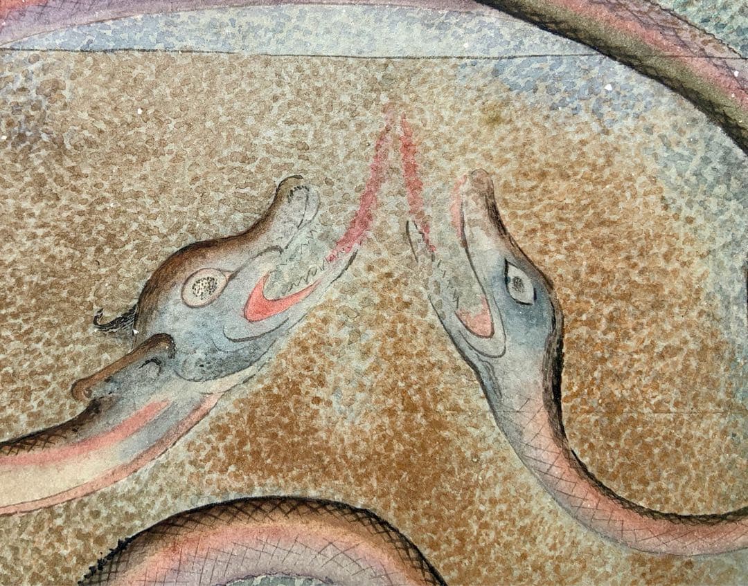 神話　獣　玄武　絵画　韓国　高句麗　朝鮮　古美術　壁画古墳