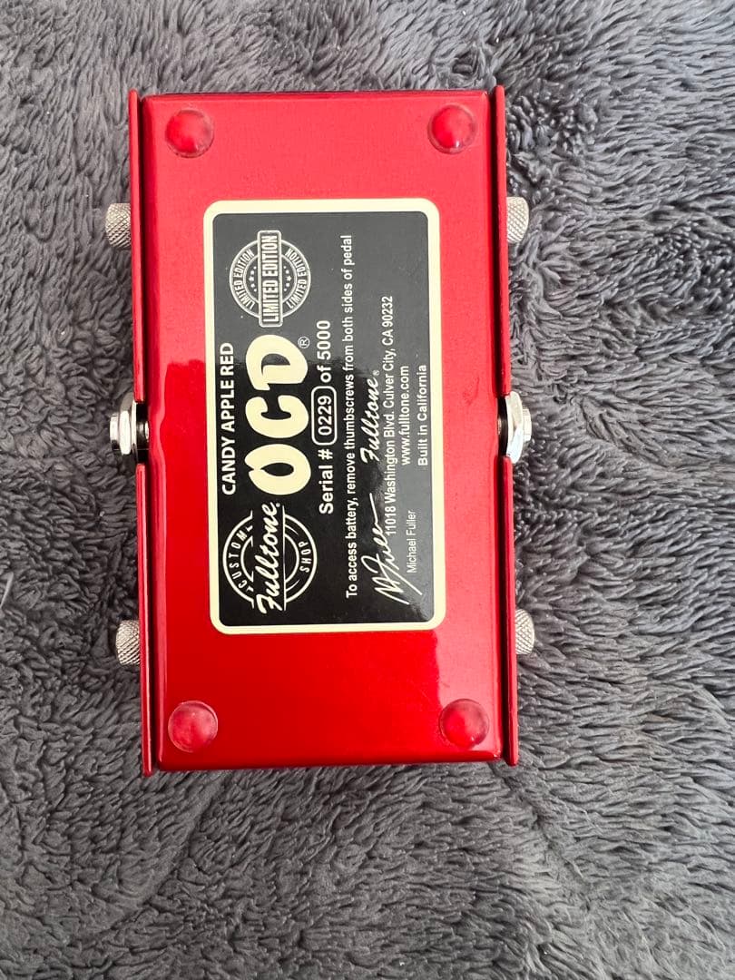 【限定品】Fulltone OCD candy apple red