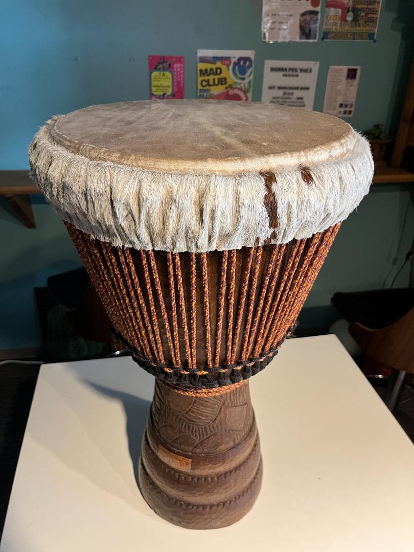 ジェンベ、ジャンベ、Djembe,DOMAカスタム、コートジボワール胴