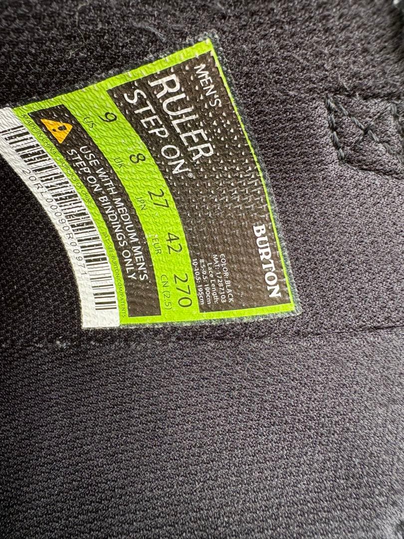 BURTON RULER スノーボードブーツ　ステップオン　バインディングセット