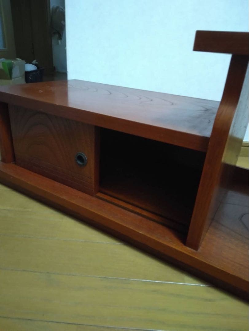 昭和アンティーク 木製 飾り棚 置台 飾り台 床の間