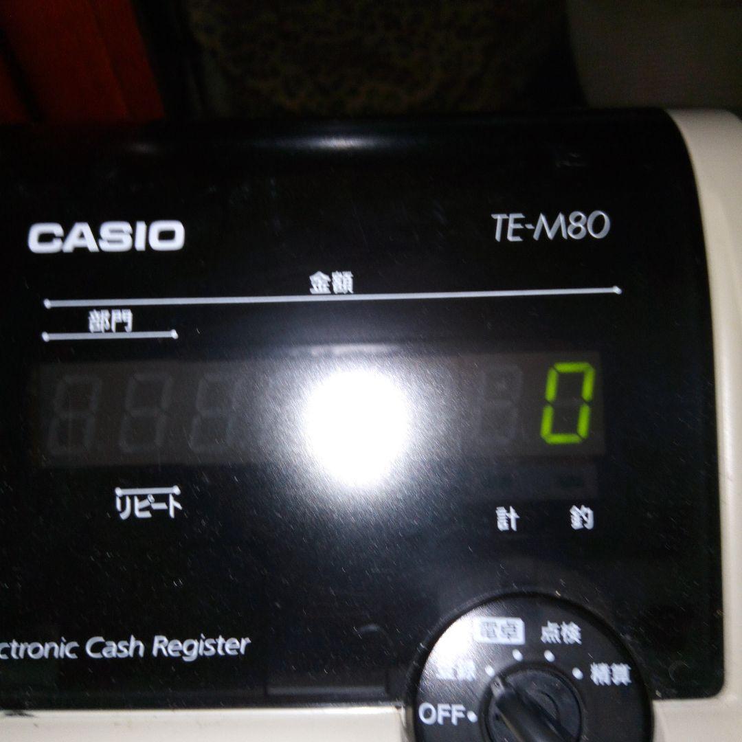 CASIO TE-M80 電子レジスター◆エコメルカリ便