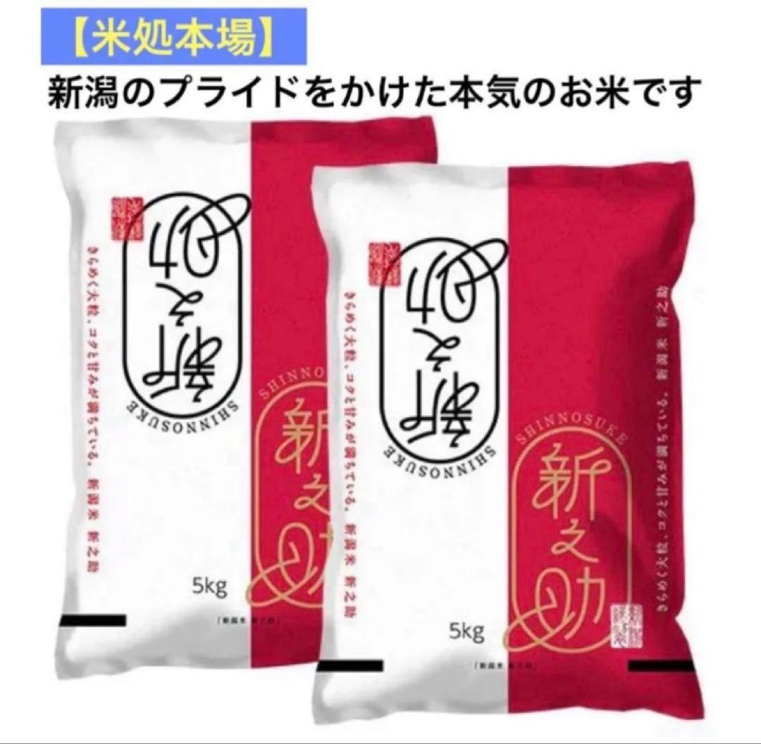 【土日限定】新潟の新ブランド米『新之助』10kg(5kg×2袋)★送料無料★