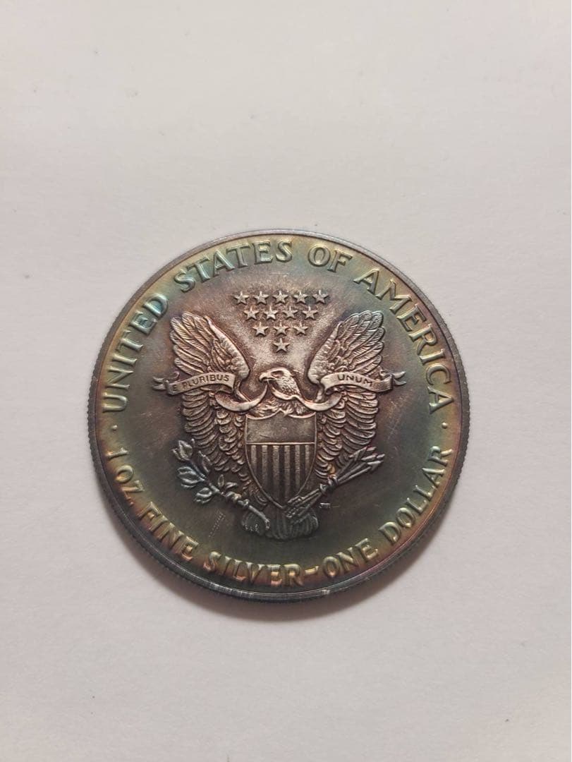 1991レインボートーンシルバーアメリカンイーグル