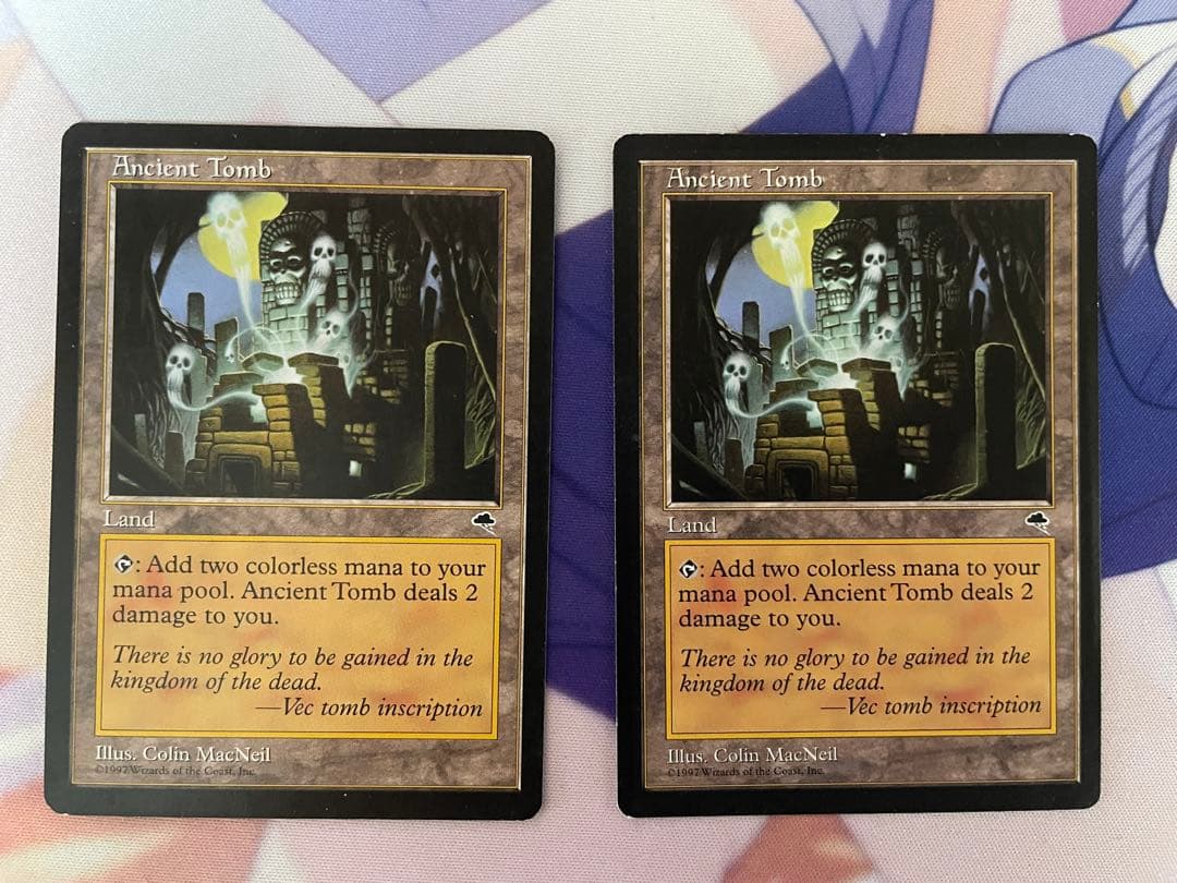 MTG 古えの墳墓/Ancient Tomb テンペスト　英語　2枚