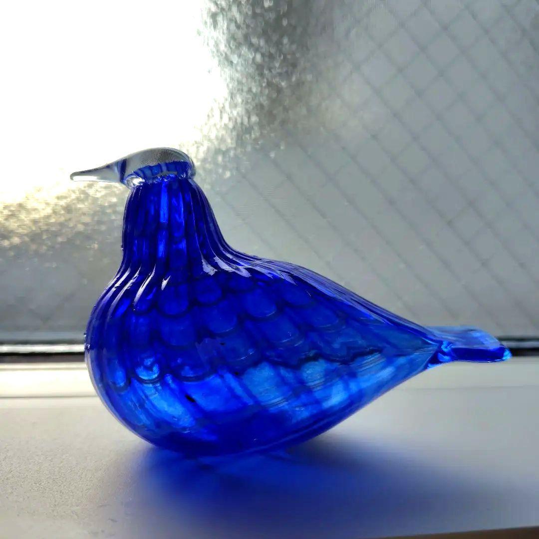 イッタラ　オイバトイッカ　バード　oiva toikka　Blue Bird