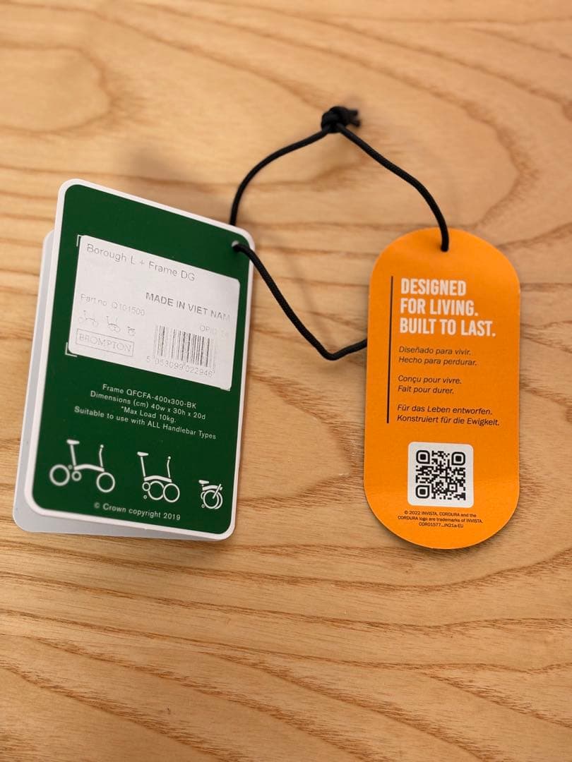 ブロンプトン Roll Top Bag 28L Dark Grey