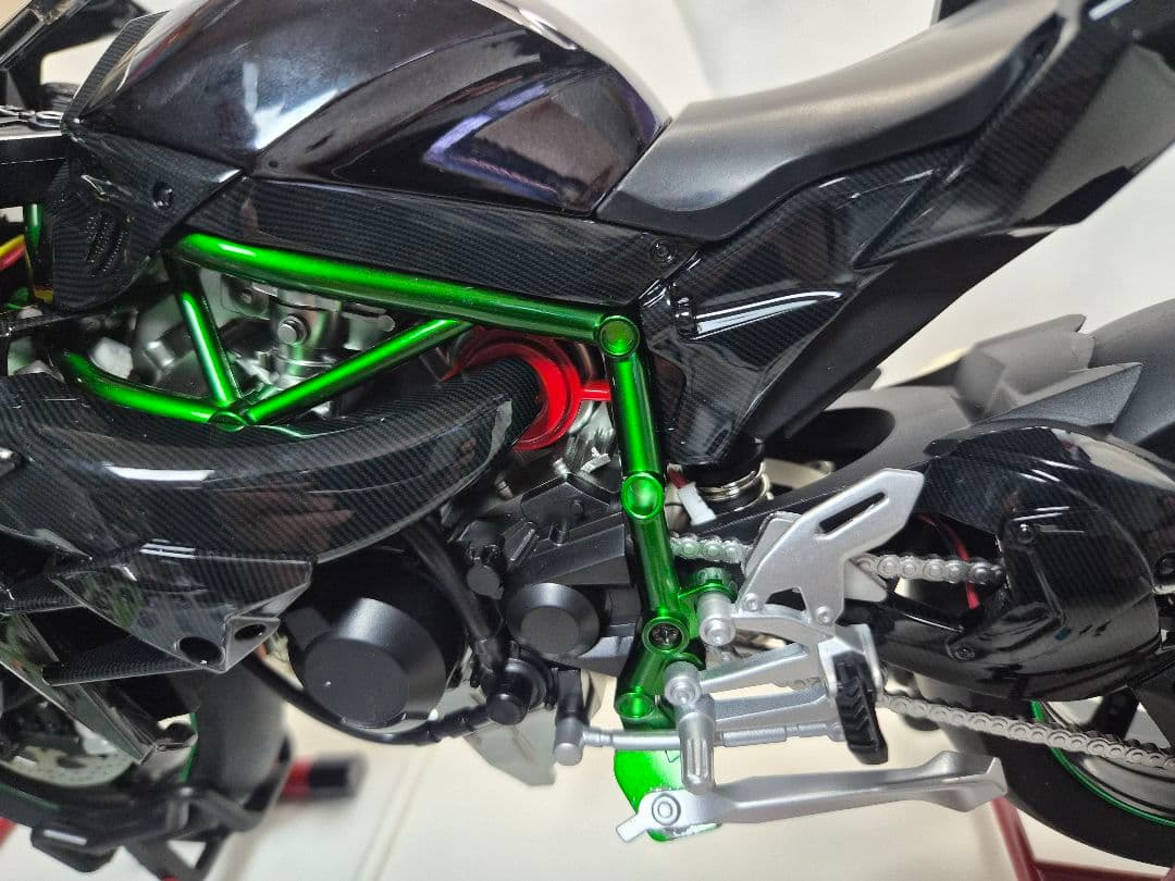 1:6 カワサキ H2R Ninja 合金ダイカスト超BIG オート　カーボン