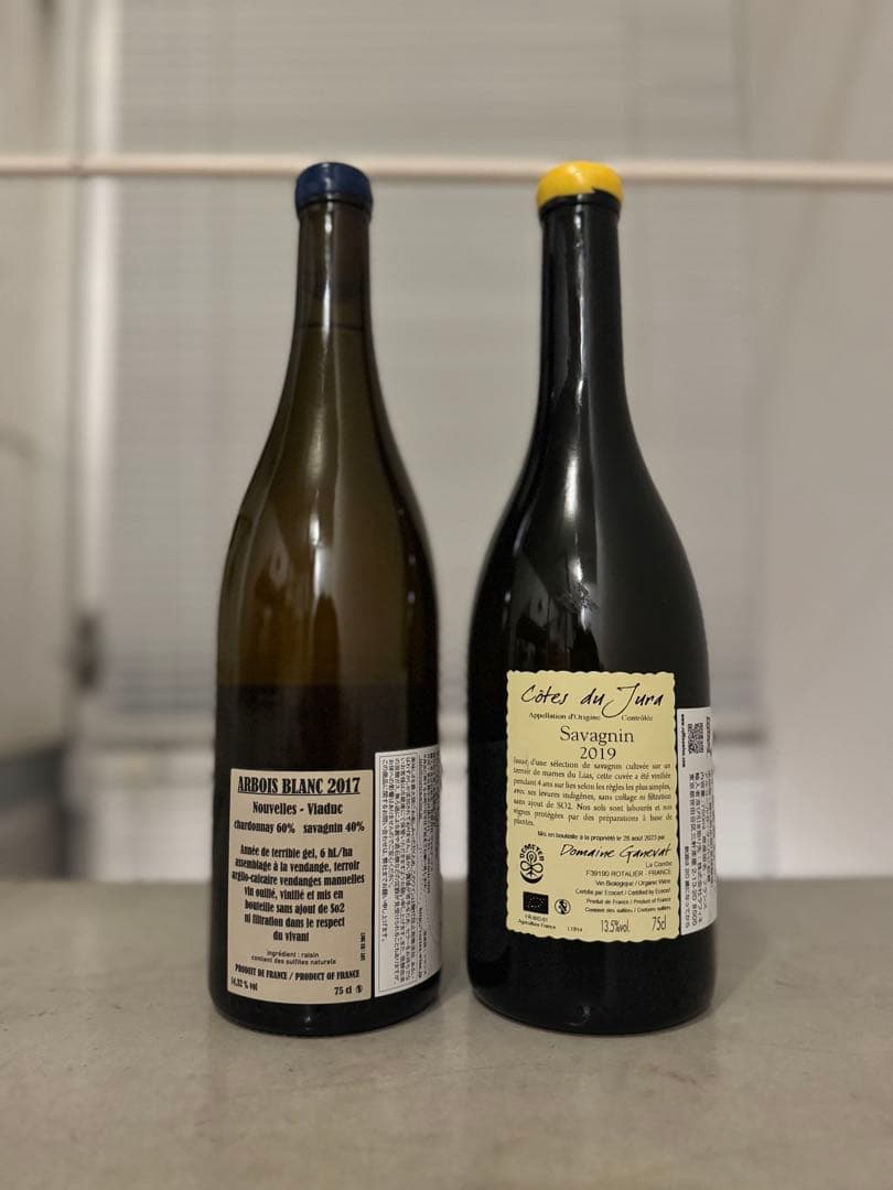 ルノーブリュイエール2017 ＆ ドメーヌガヌヴァ2019 ジュラ 2本セット