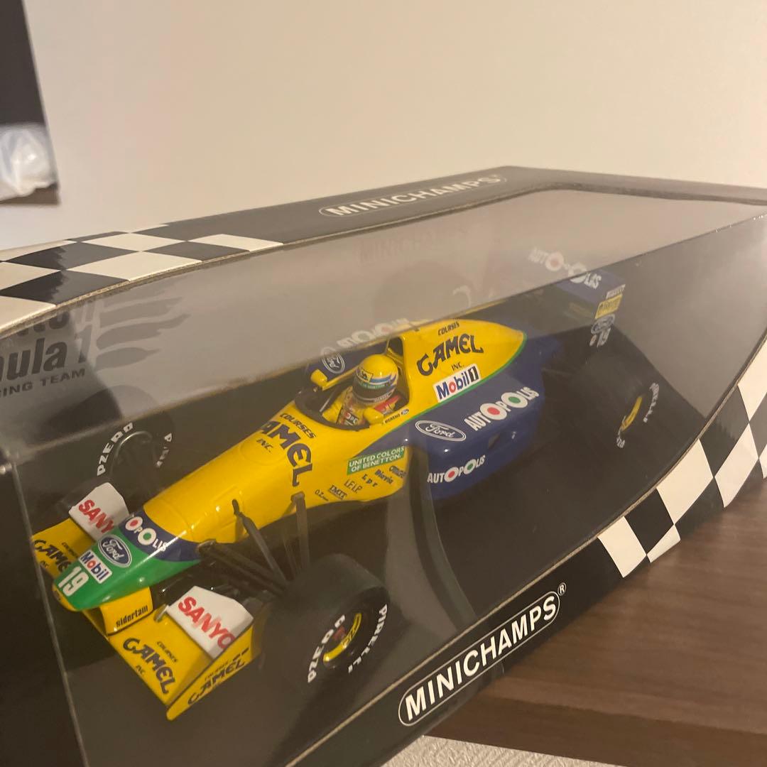 未使用 美品　ミニチャンプス1/18 ベネトン1991 R.モレノ　N.ピケ