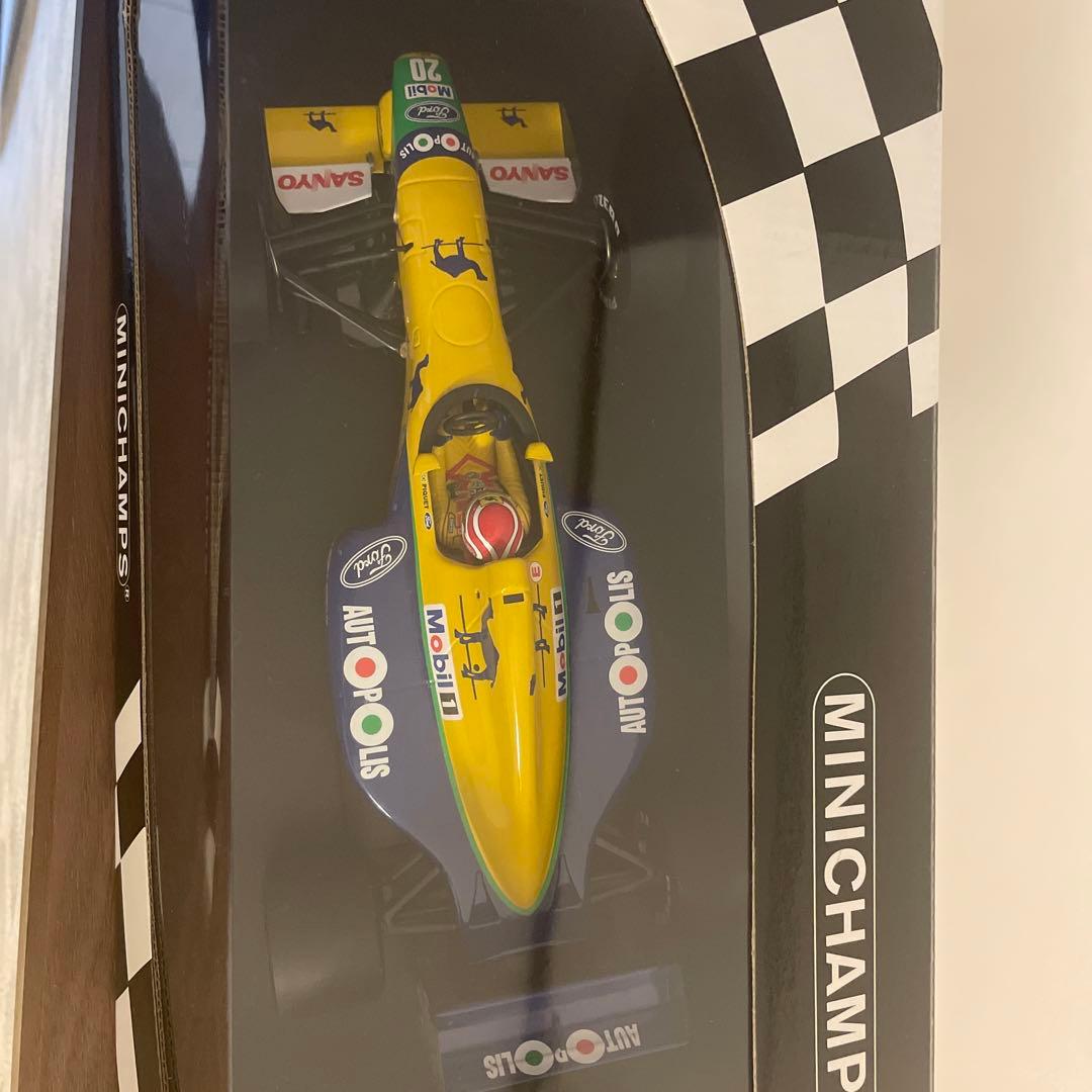 未使用 美品　ミニチャンプス1/18 ベネトン1991 R.モレノ　N.ピケ