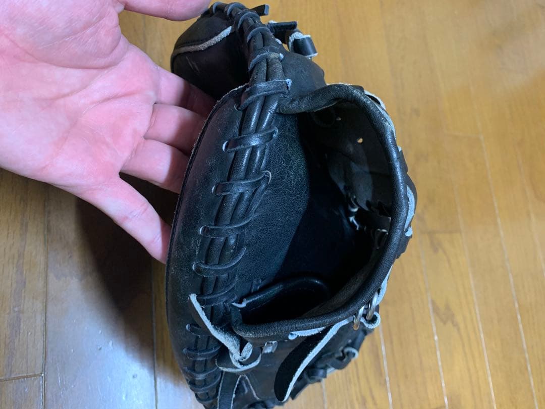 ミズノ　ビューリーグ　キャッチャーミット　青ビュー