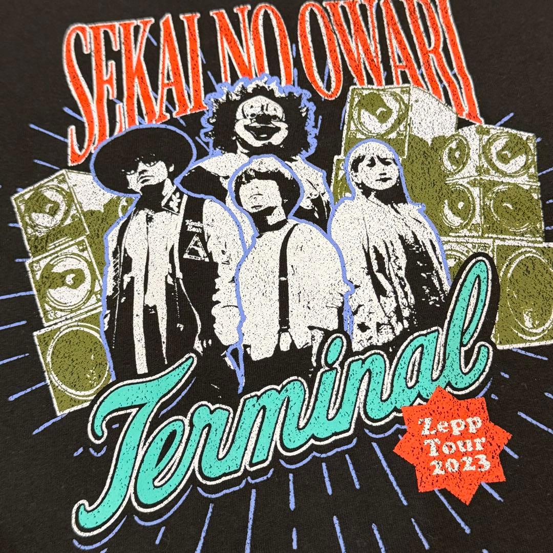 SEKAI NO OWARI Terminal Tシャツ FC ブラック