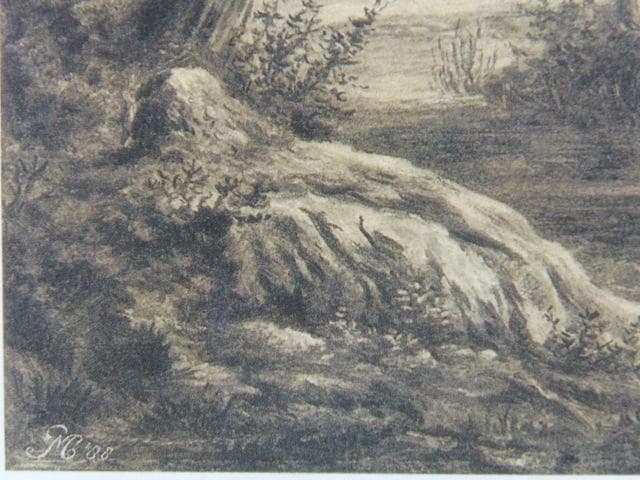 ピート・モンドリアン、『小川のある森』、希少な画集より