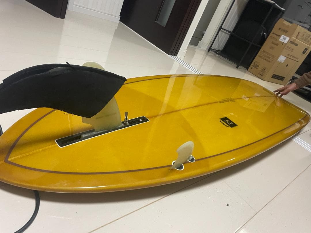 【Local Motion ロングボード　黄色】ハードケース付き