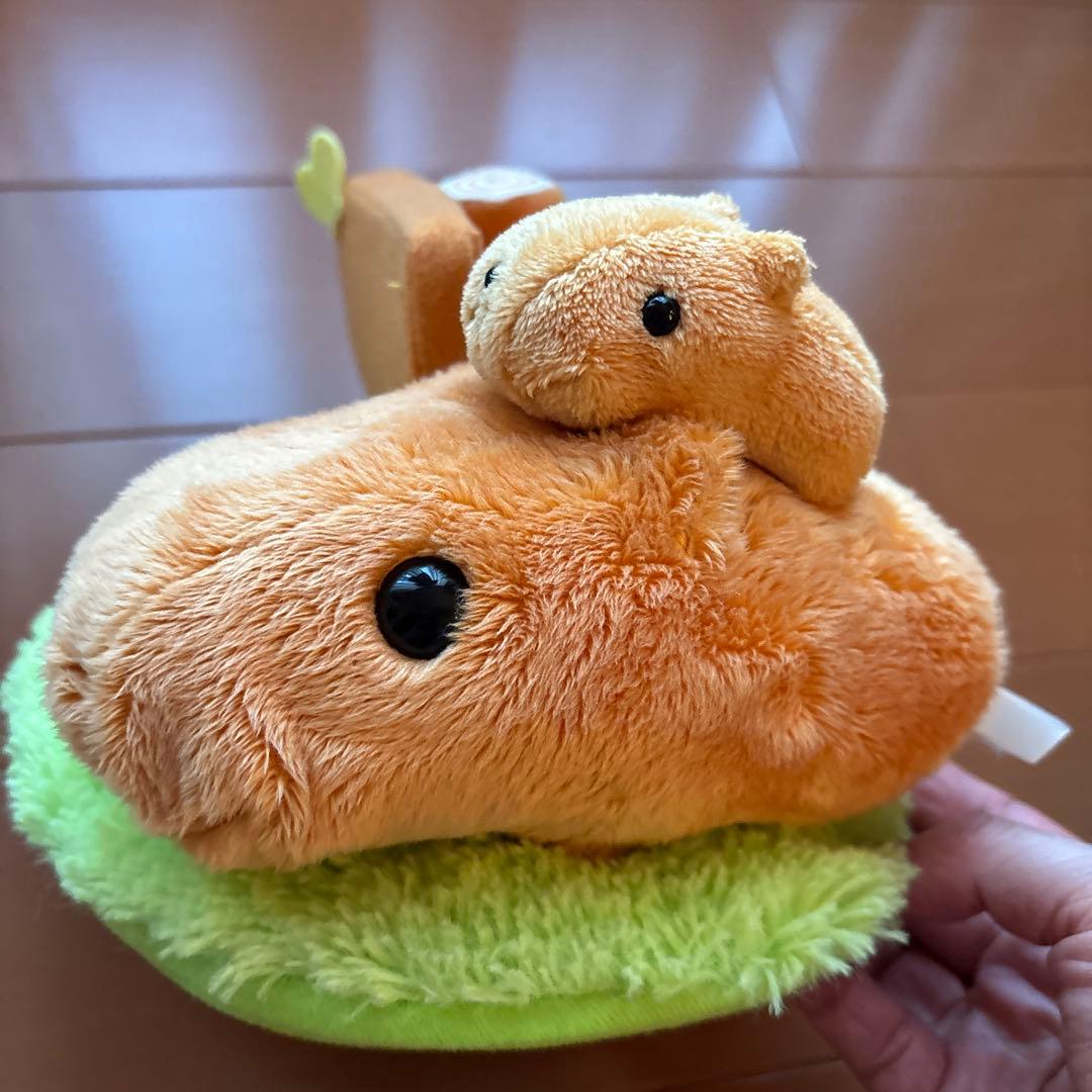 平成レトロ　初期　カピバラさん　ぬいぐるみ　温泉　動くマスコット