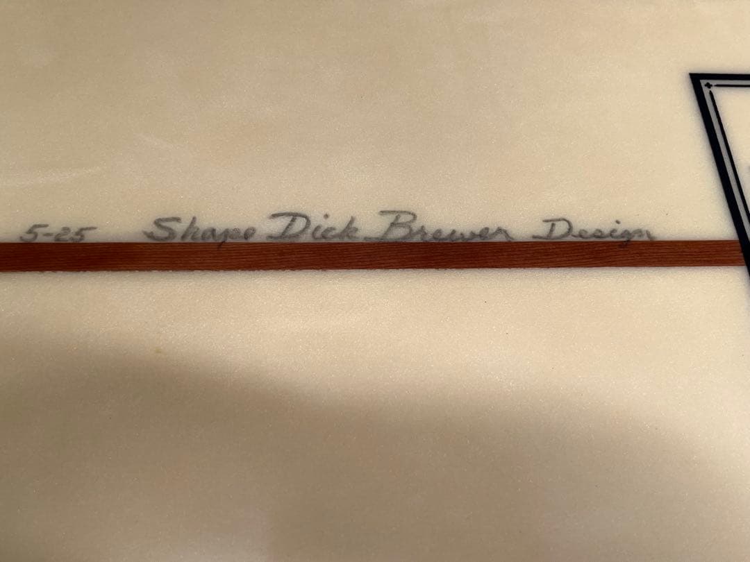 ディックブリュワーシェイプです。 Surfboards Hawaii