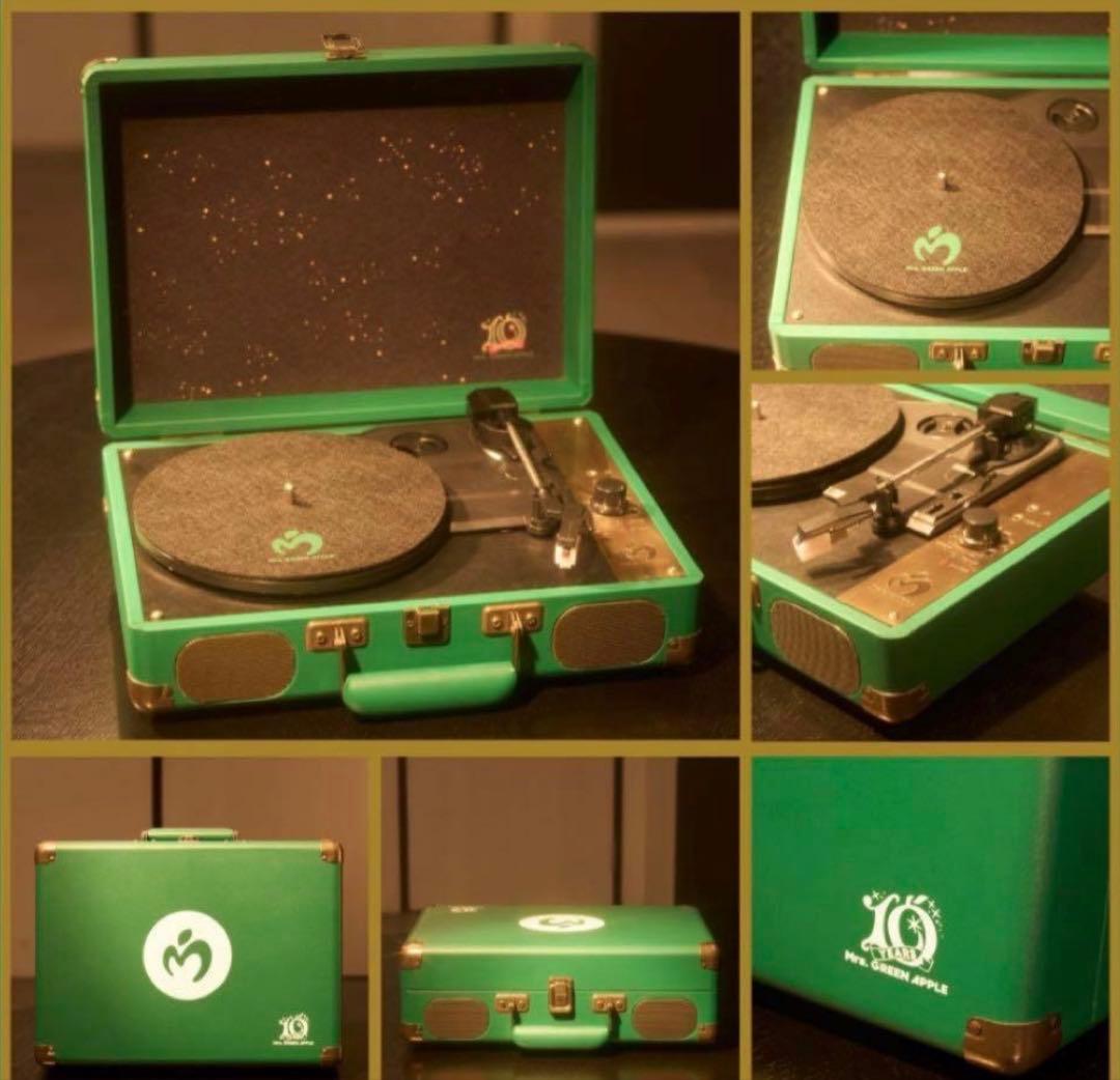 新品未使用　ミセス　レコードプレーヤー　ミセスグリーンアップル