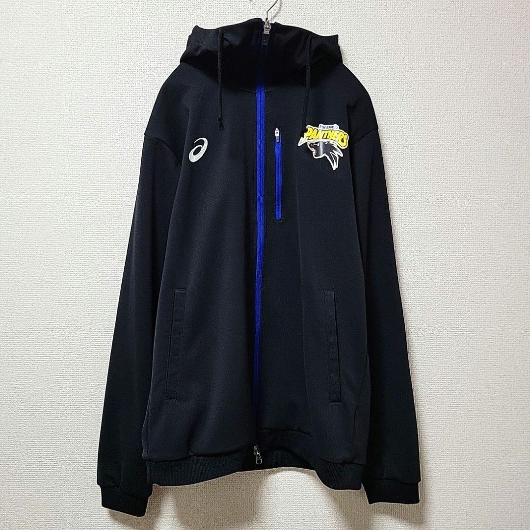 レア パナソニックパンサーズ ウォームアップウェア ジャージ アシックス
