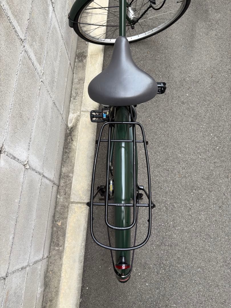 <両タイヤ新品>シティサイクル　green
