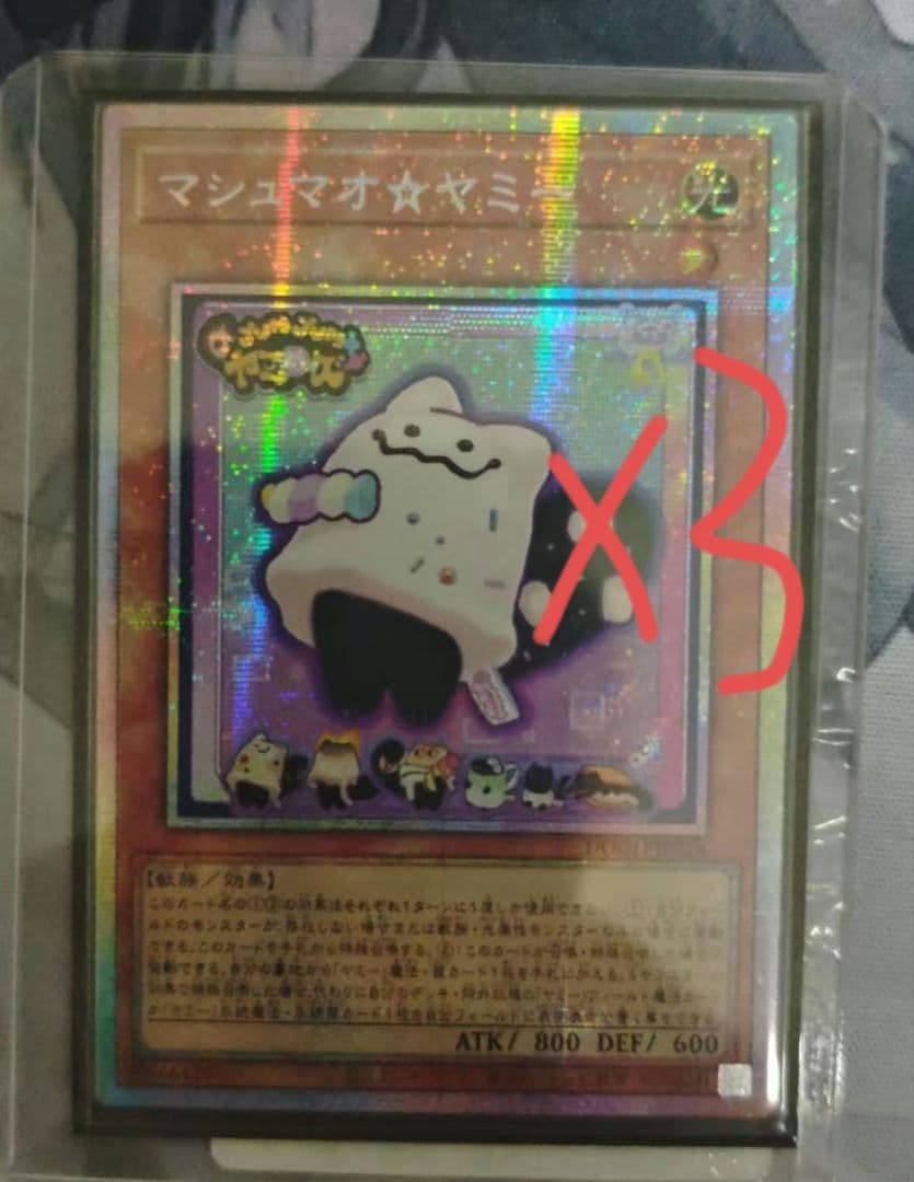 遊戯王 アジア版 マシュマオ☆ヤミー3枚