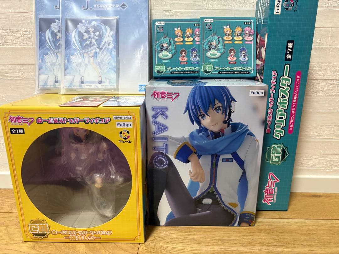 【未開封】鏡音レン　KAITO ぬーどるストッパー　おまけ付き