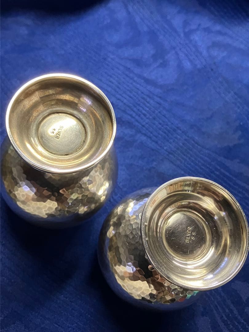 花*様 KDK ハンマードワイングラス 2個セット　ジャンク2個付き